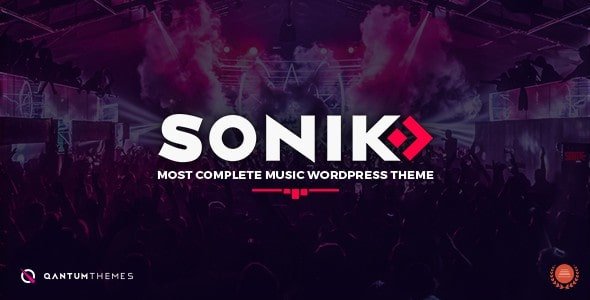 SONIK WordPress Theme for Bands & Musicians