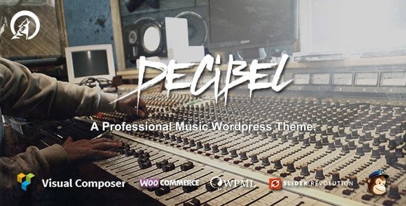 Decibel WordPress Theme for Bands & Musicians
