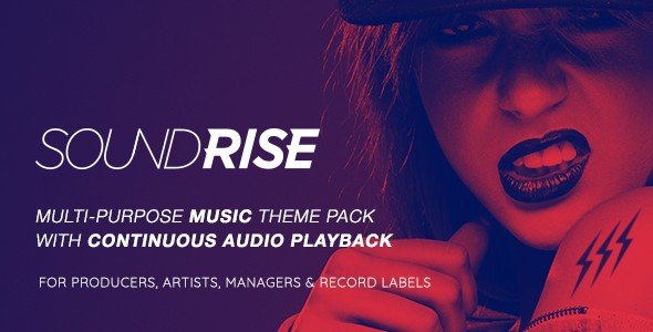 Soundrise WordPress Theme for Bands & Musicians