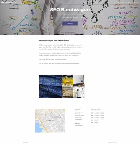 Google My Business Free Website