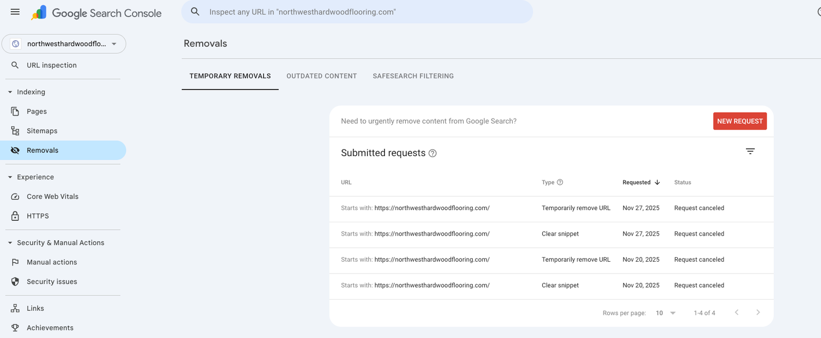 VMS Data Removes Canceled Clients from Google